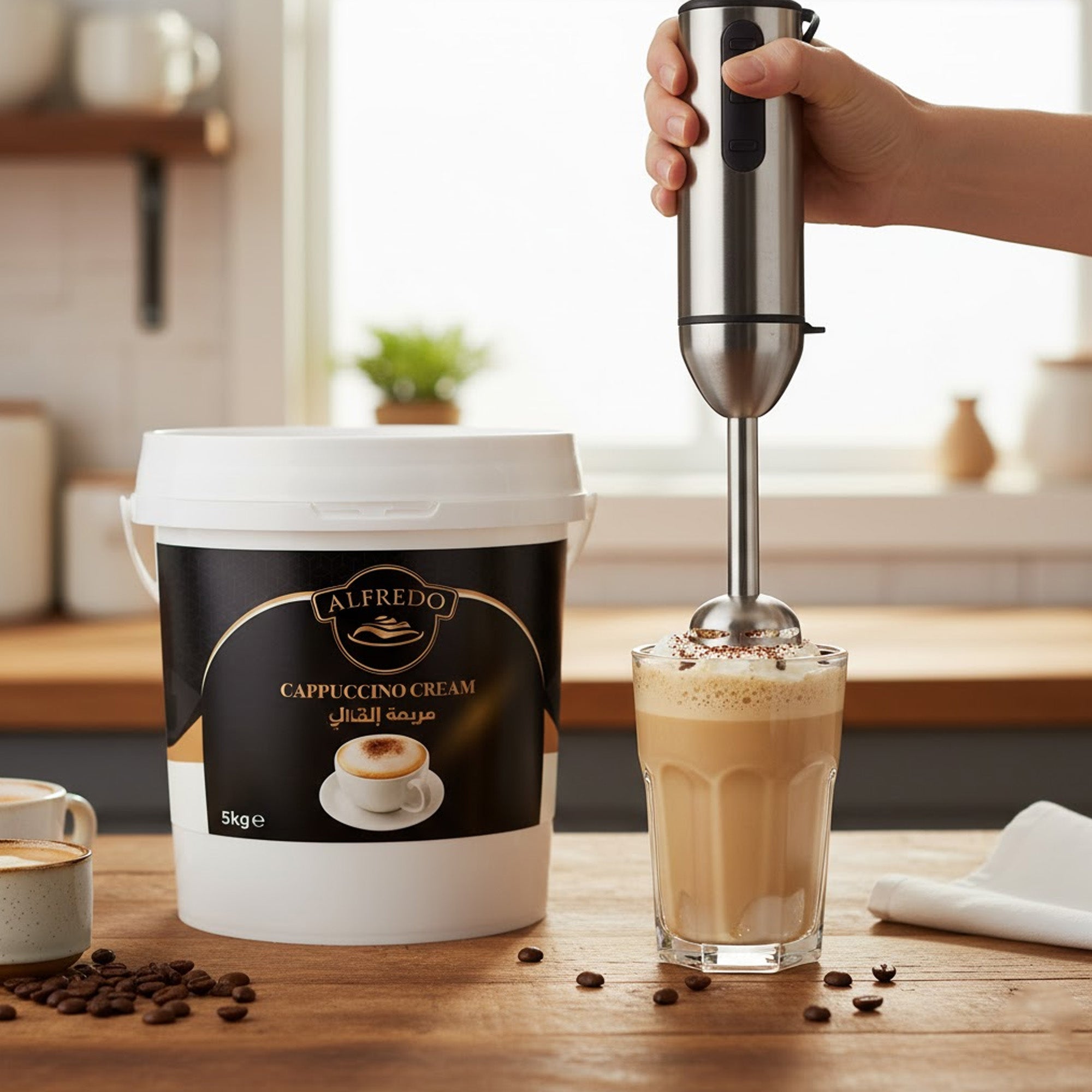 BAKING ESSENTIALS ALFREDO Cappuccino Cream, 5 kg