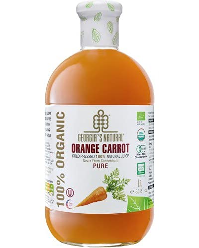 GEORGIA'S NATURAL Organic Carrot Juice, 300ml