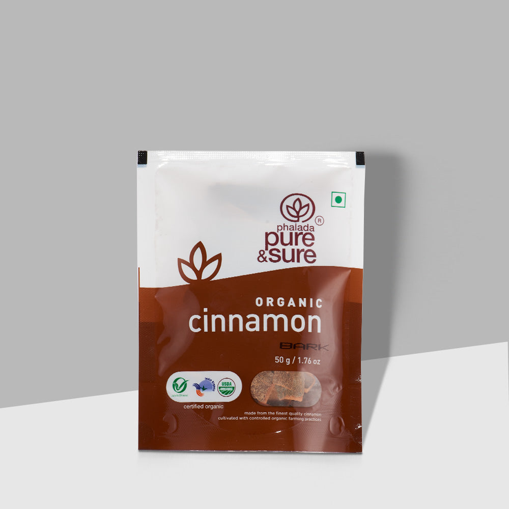 PURE & SURE Organic Cinnamon Bark, 50g
