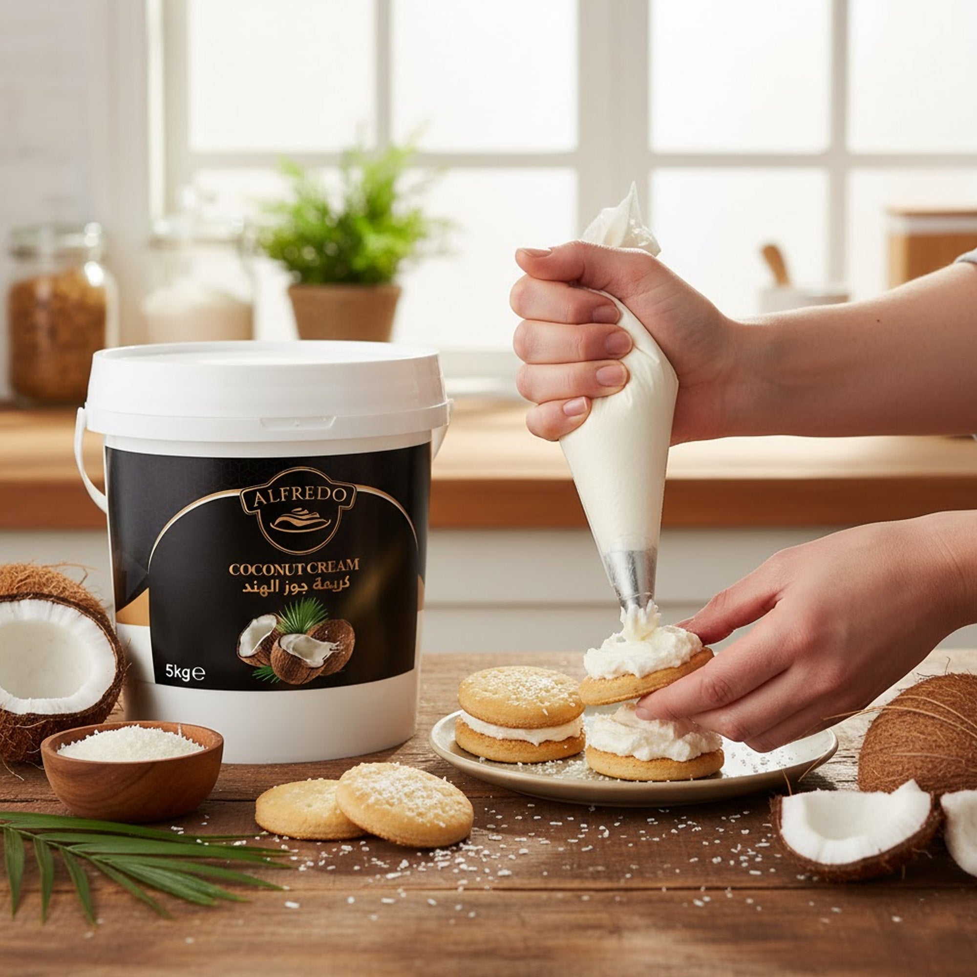 BAKING ESSENTIALS ALFREDO Coconut Cream, 5 kg