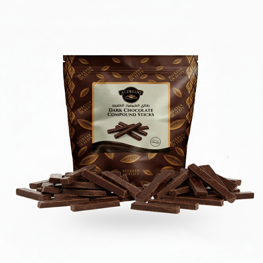 BAKING ESSENTIALS ALFREDO Dark Chocolate Compound Sticks, 1 kg