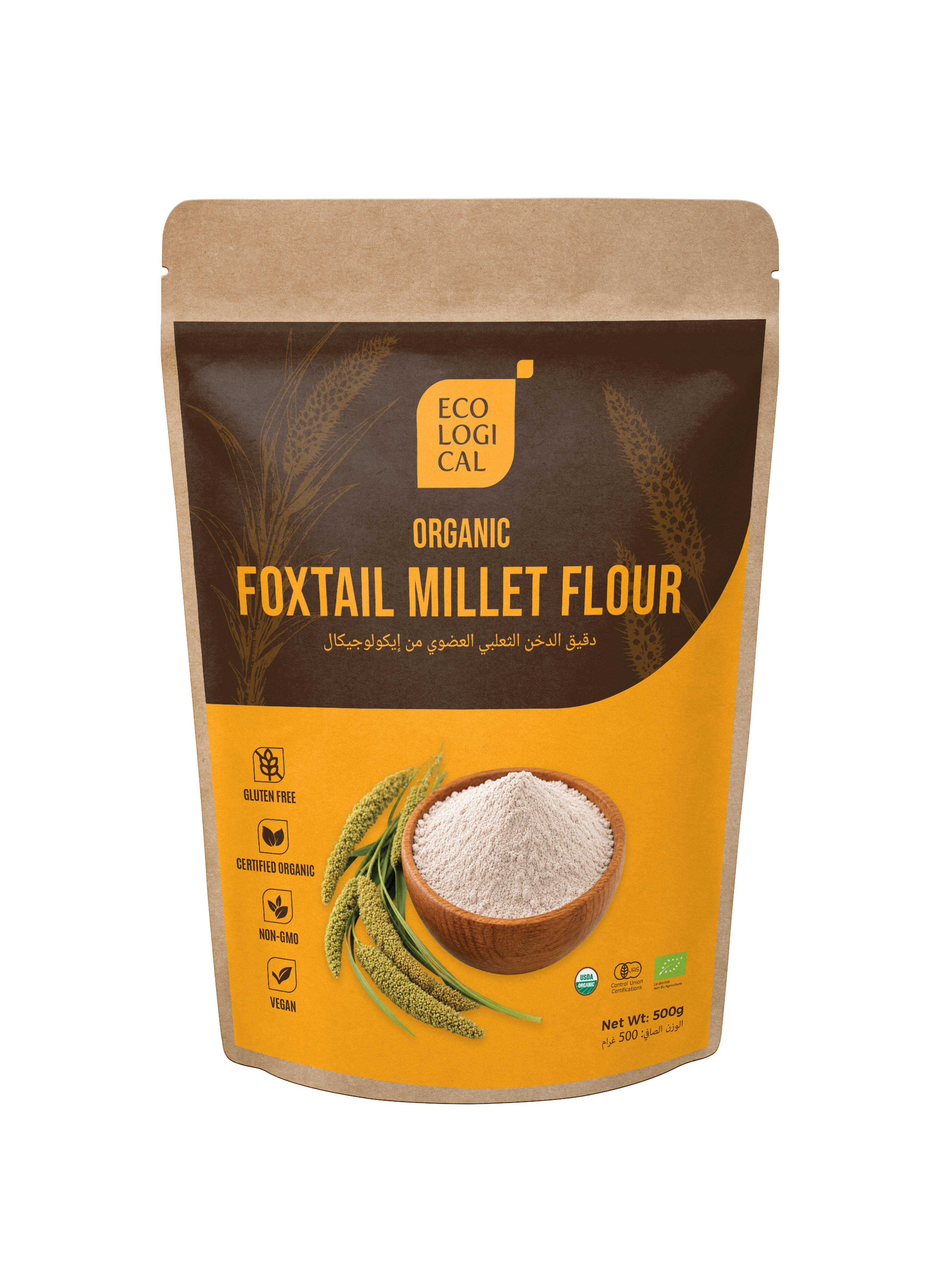 ECOLOGICAL Organic Foxtail Millet Flour, 500g