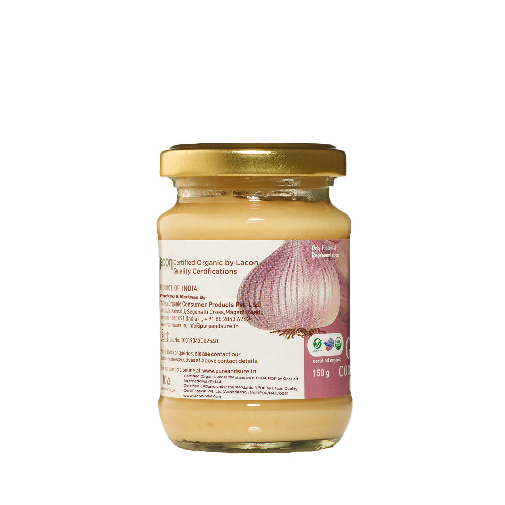 PURE & SURE Organic Garlic Paste, 150g
