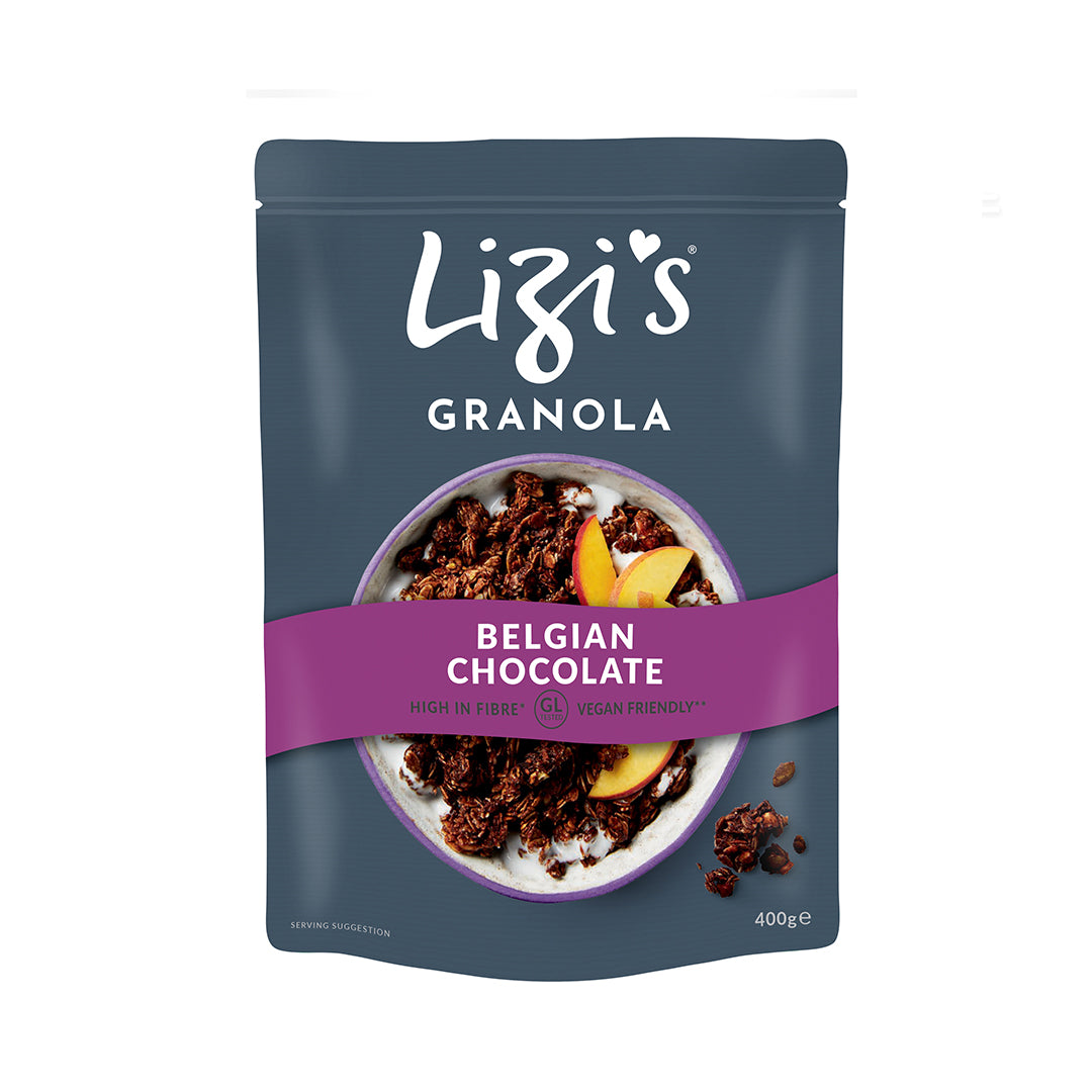 HUNTER'S COLLECTION LIZI'S GRANOLA Belgian Chocolate, 400g - Vegan