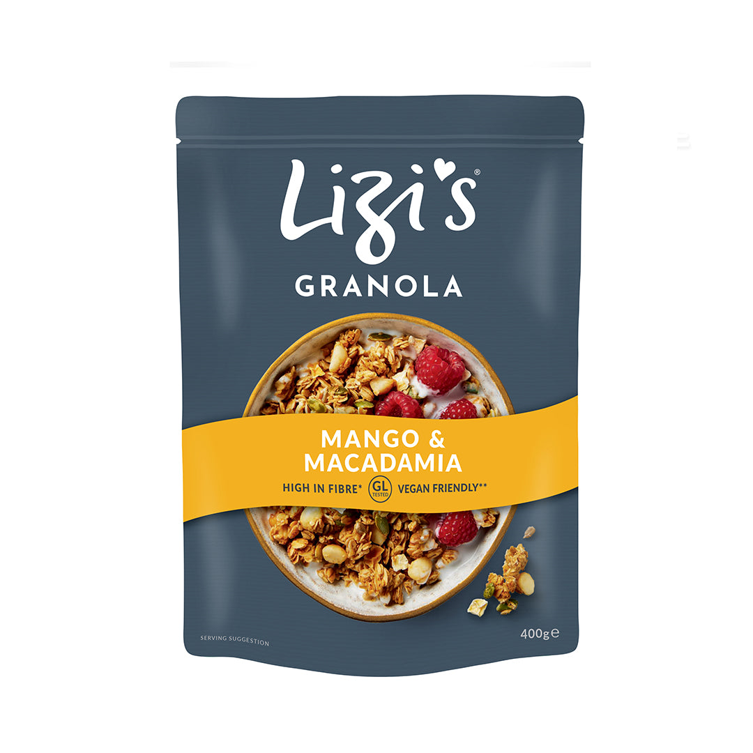 HUNTER'S COLLECTION LIZI'S GRANOLA Mango & Macadamia, 400g - Vegan