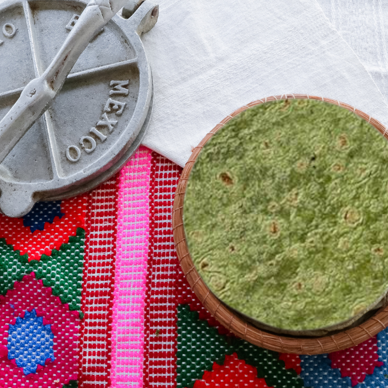 THRRIV Keto Tortilla Wraps Super Green, 4 x 50g