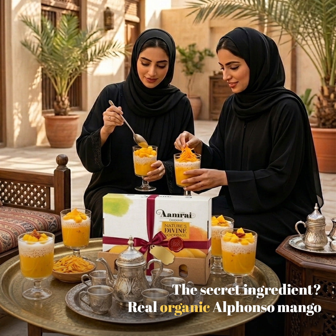 AAMRAI Organic Alphonso Mangoes – Legend (Box of 9 Jumbo Premium Ratnagiri Hapus)