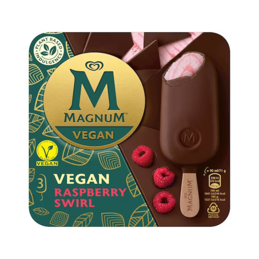 MAGNUM Vegan Raspberry Swirl - Pack of 3