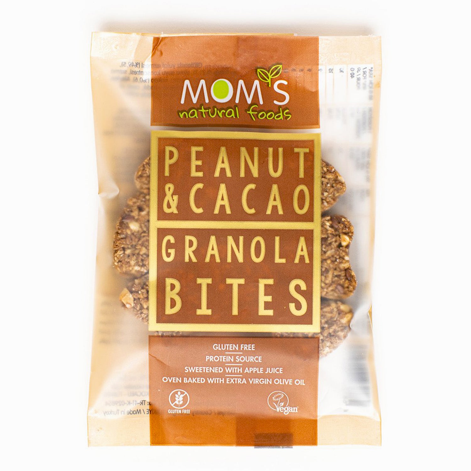 MOM'S NATURAL FOODS Peanut & Cocao Granola Bites 50g
