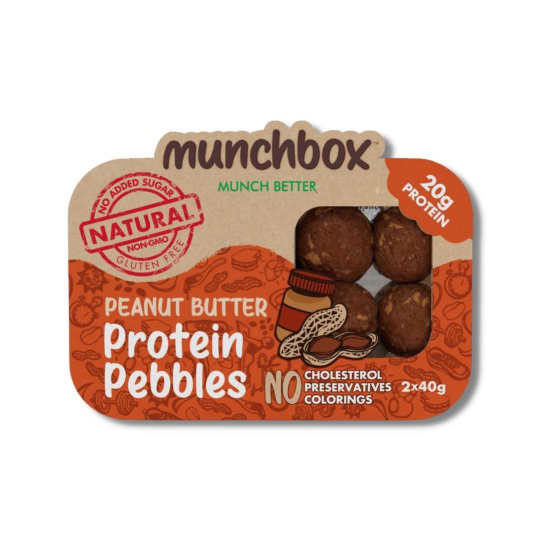 MUNCHBOX Peanut Butter Protein Pebbles,80g