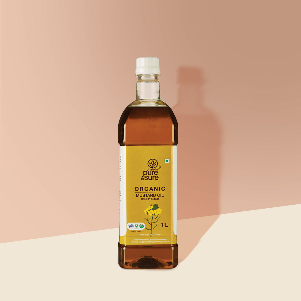PURE & SURE Organic Mustard Oil, 1L