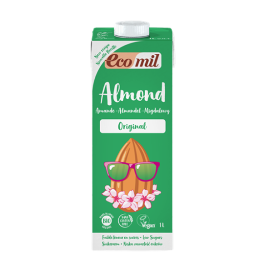 ECOMIL Almond Drink Original With Agave, 1Ltr