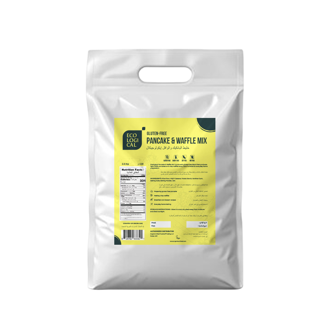 ECOLOGICAL Gluten-Free Pancake & Waffle Mix, 2.5 Kg