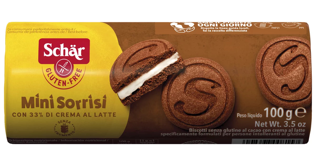 SCHÄR Mini Sorrisi Biscuits, 100g - Gluten Free