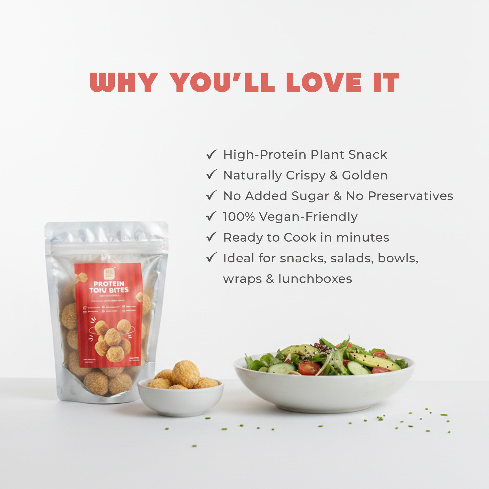 ECOLOGICAL Protein Tofu Bites, 250g