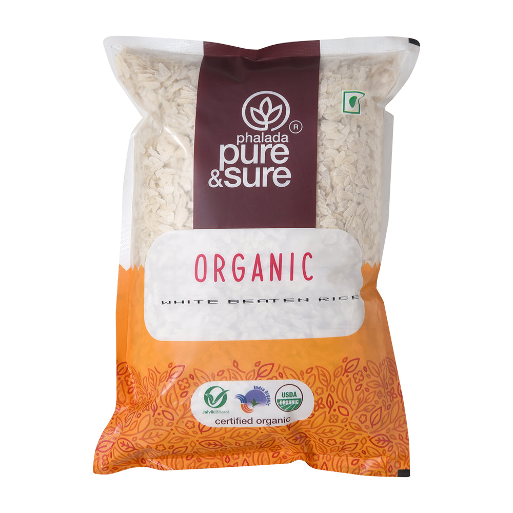 PURE & SURE Organic White Beaten Rice, 1kg