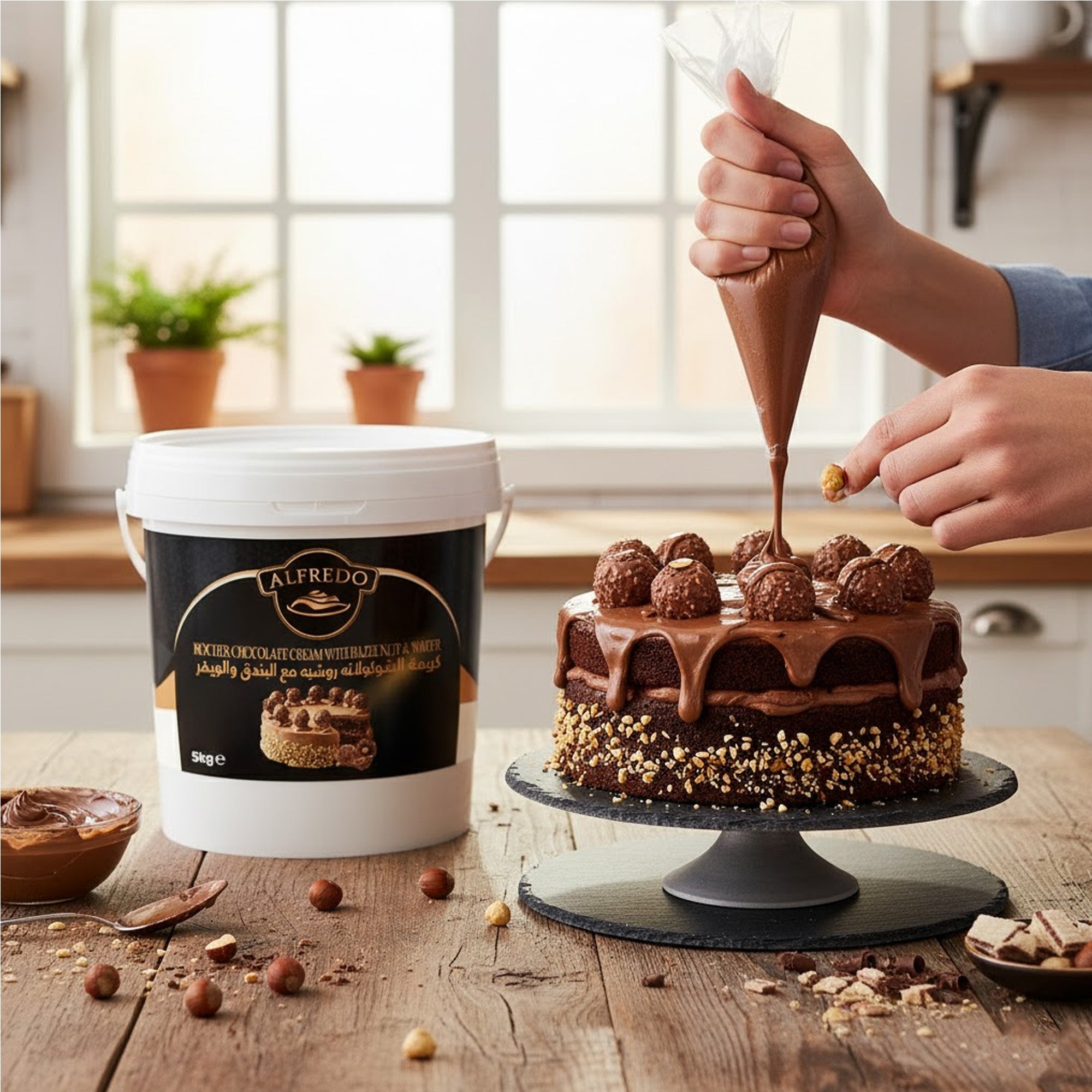 BAKING ESSENTIALS ALFREDO Rocher Cream, 5 kg