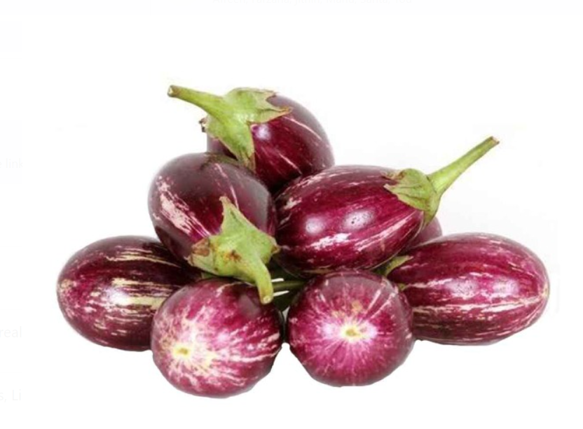 FRESH Purple Baby Eggplants, 1Kg (7 to 9 Pcs)