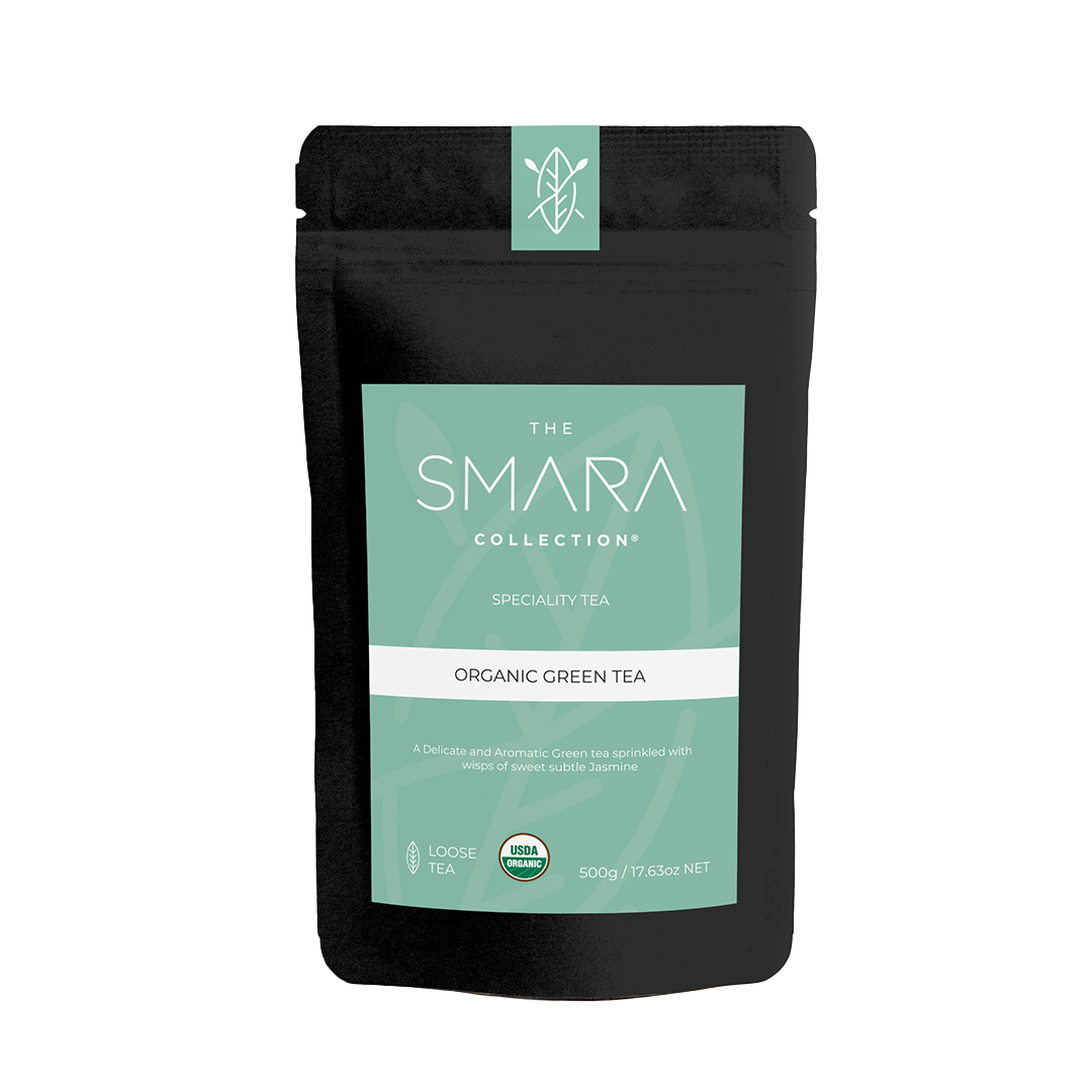 THE SMARA Organic Green Tea Loose Leaf, 500g