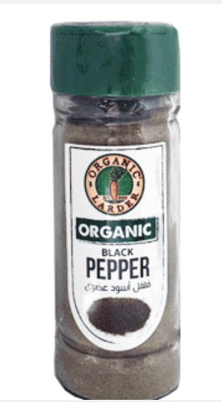 ORGANIC LARDER Black Pepper, 50g - Organic, Natural