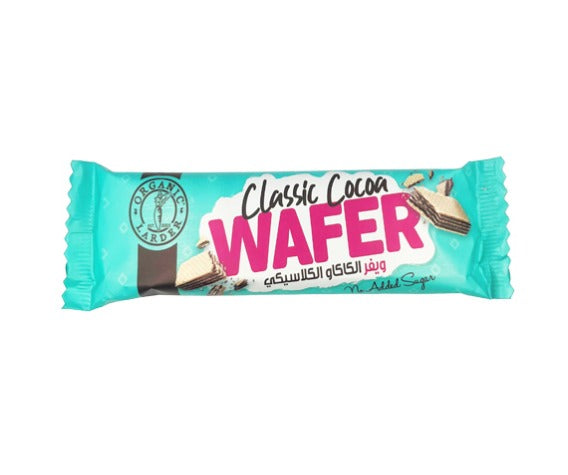 ORGANIC LARDER Classic Cocoa Wafer, 30g - Organic, No Added Sugar