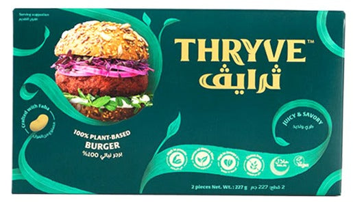 THRYVE Meat Free Burger, 227g (2 pieces) - Vegan, Gluten Free