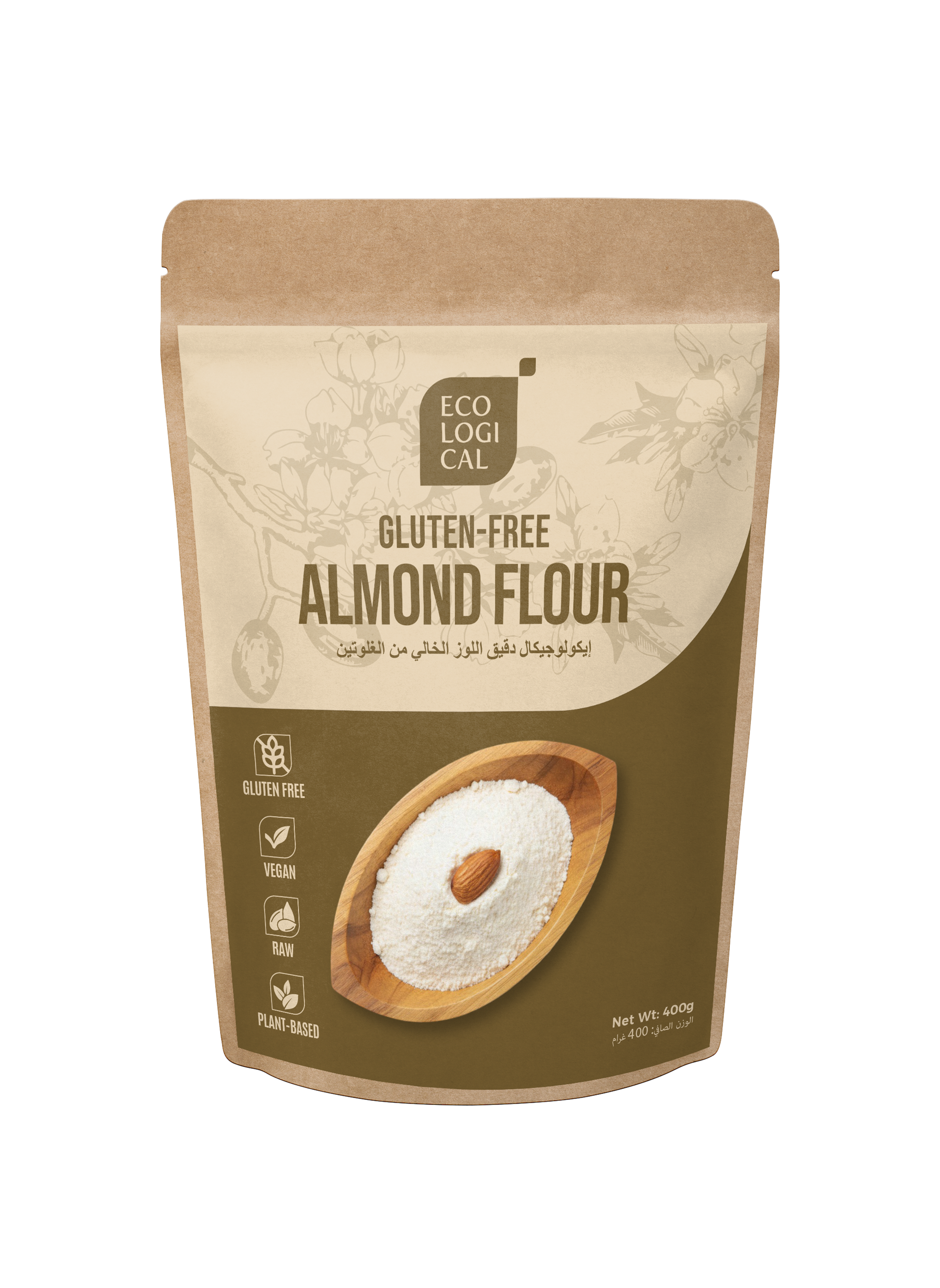 Ecological Gluten-Free Almond Flour, 400g