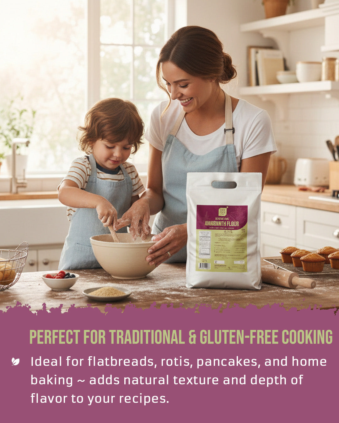 Ecological Gluten-Free Amaranth Flour, 2.5 Kg