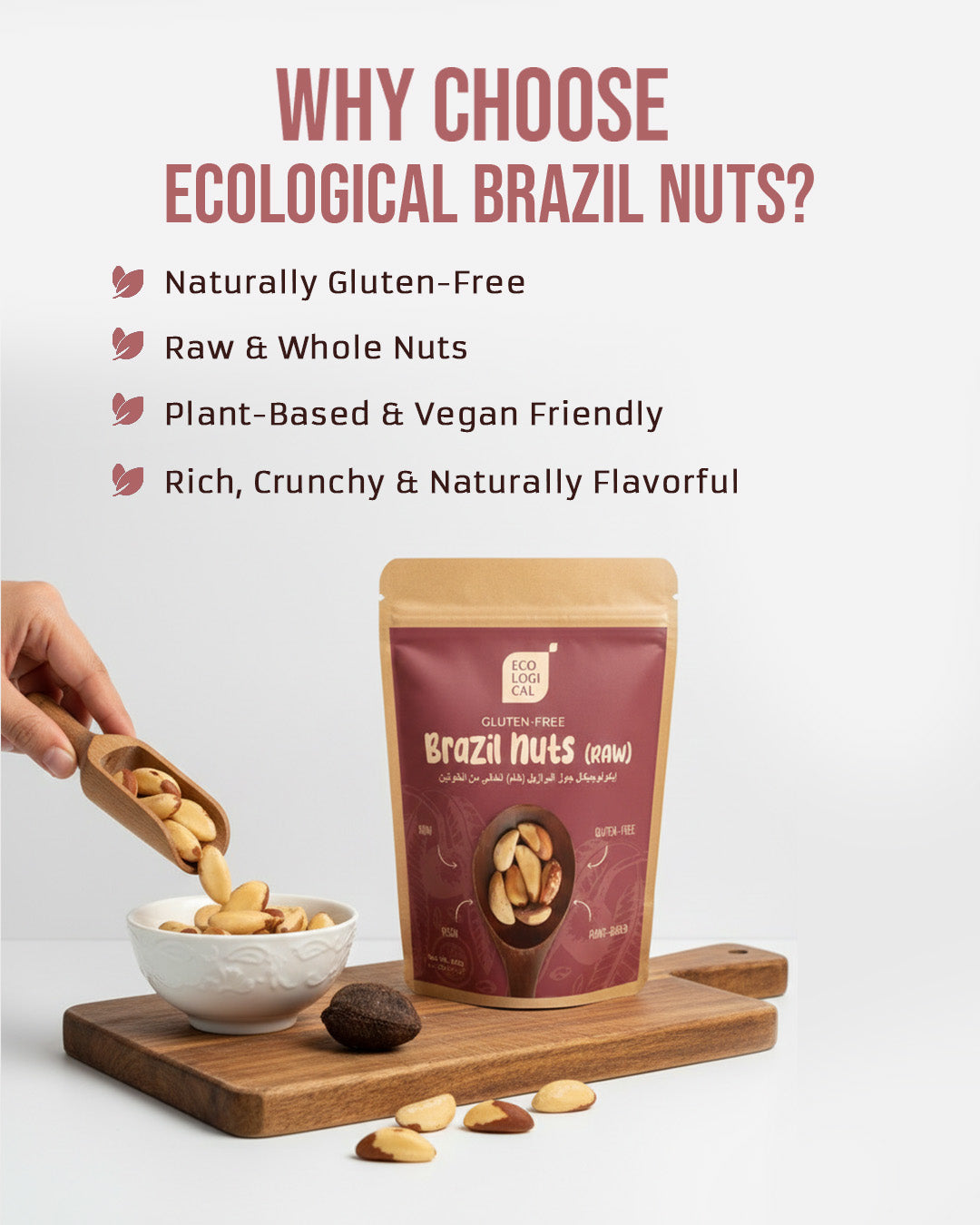 Ecological Brazil Nuts  (Raw) 250g