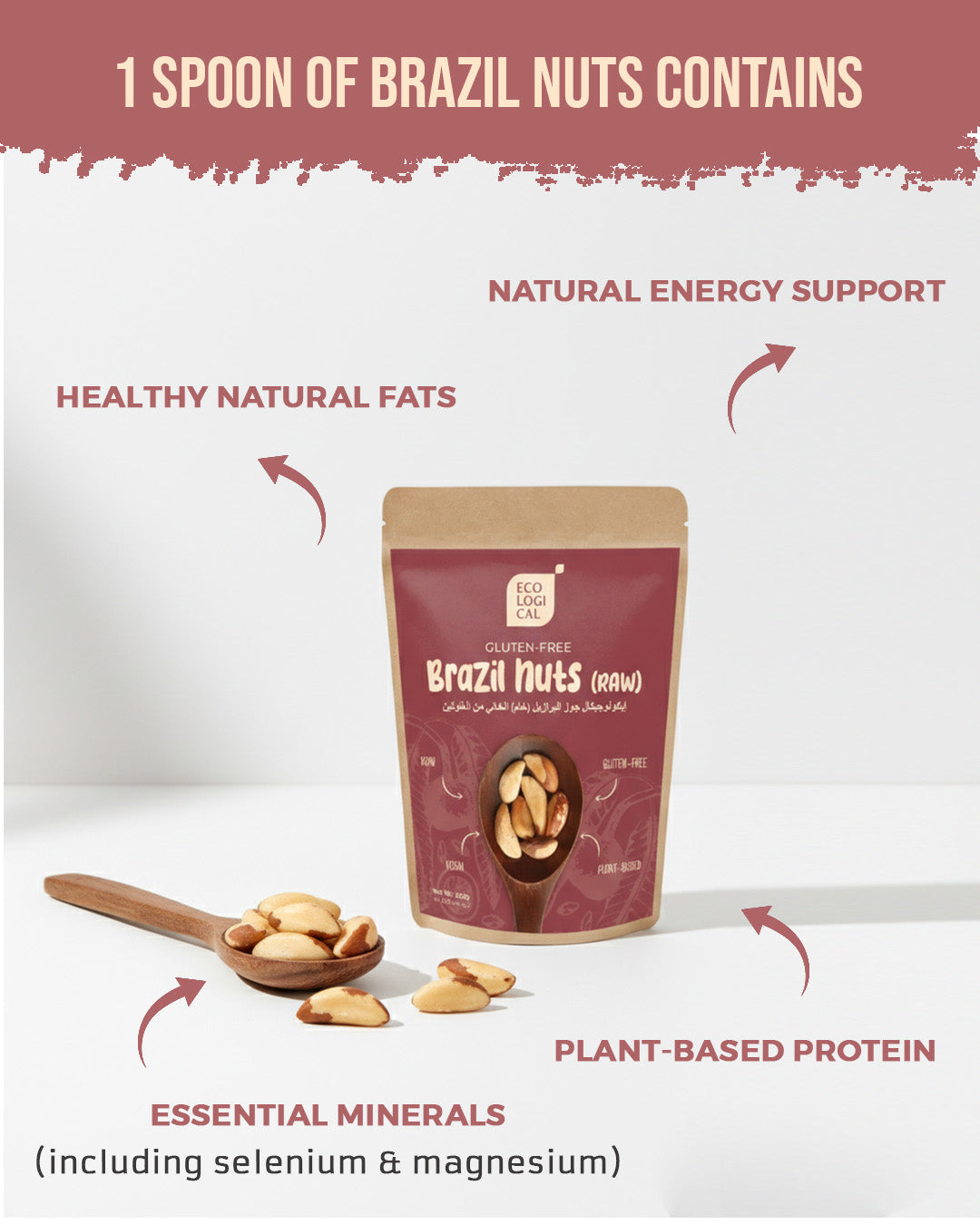 Ecological Brazil Nuts  (Raw) 250g