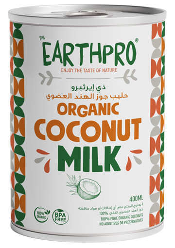 EARTHPRO Organic Coconut Milk, 400ml