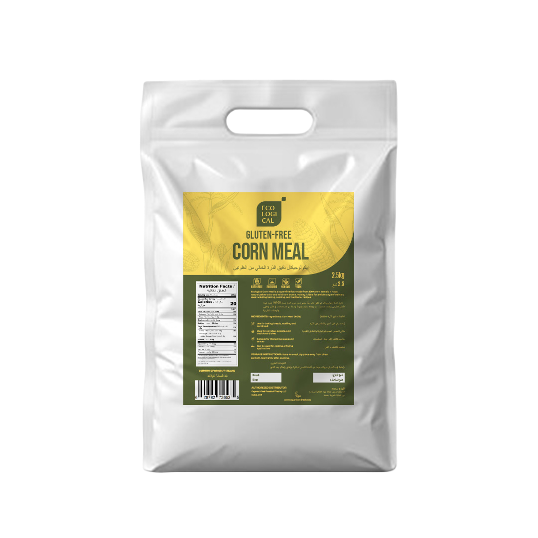 ECOLOGICAL Gluten-Free Corn Meal, 2.5 Kg