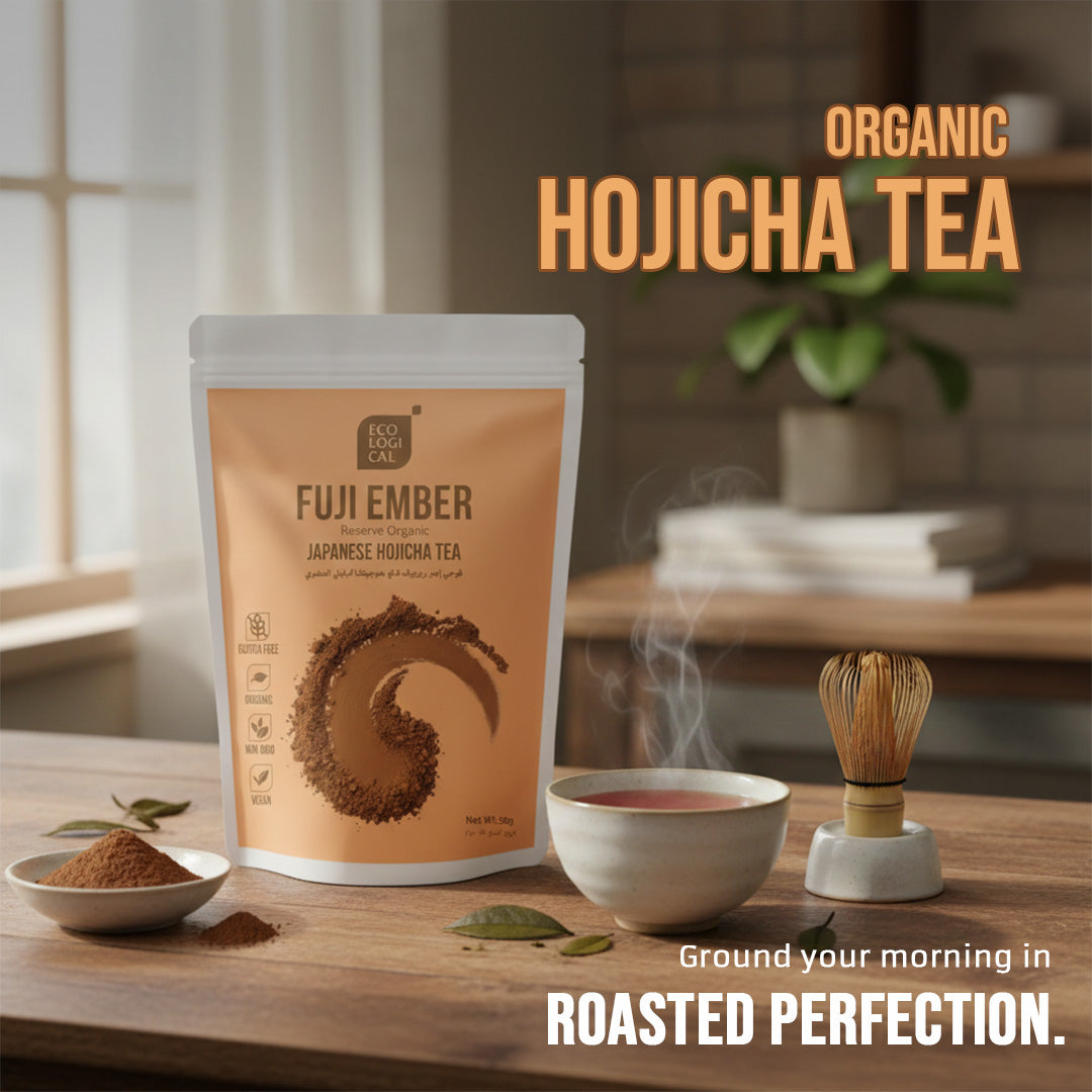 Ecological Fuji Ember Reserve Organic Hojicha Tea Powder, 50g