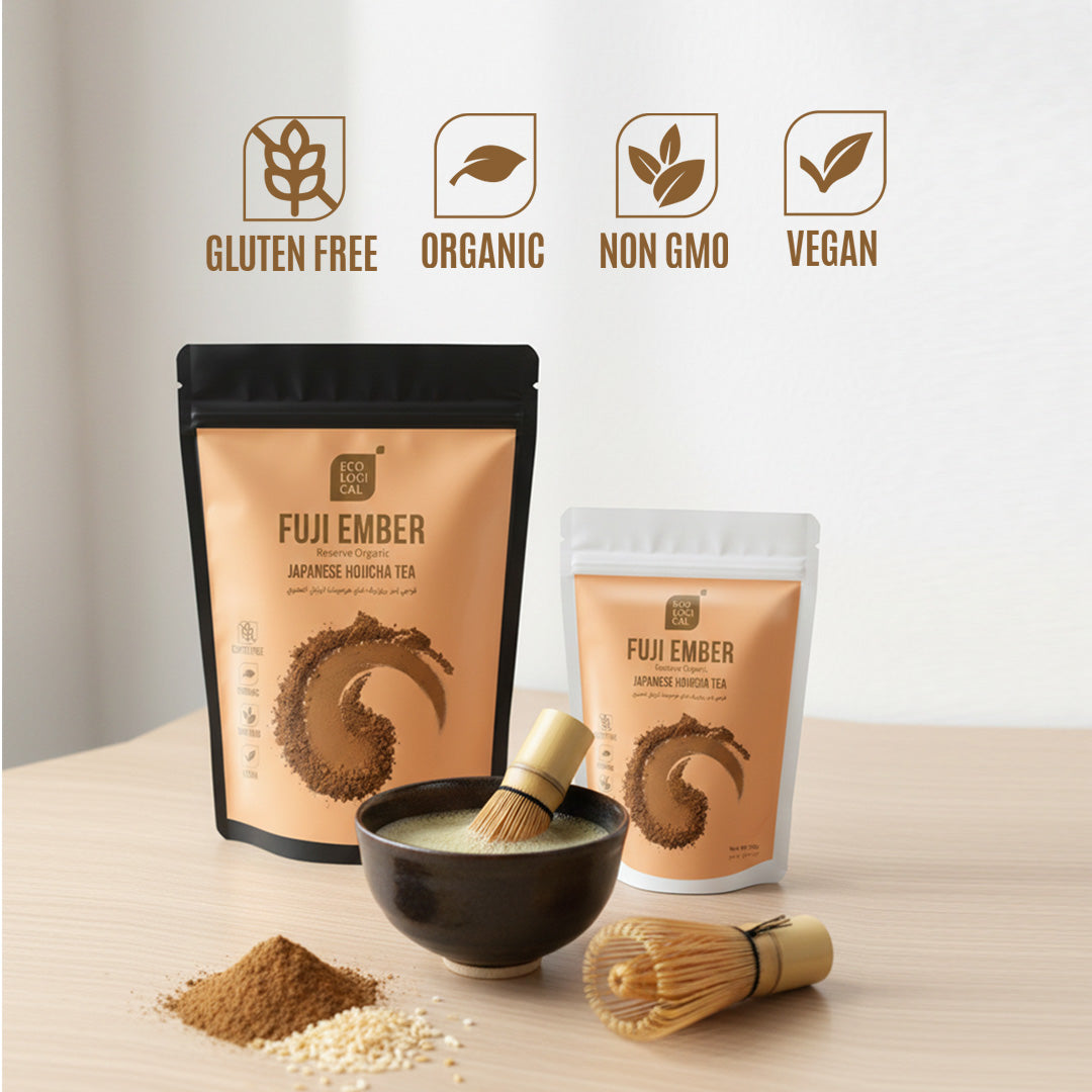 Ecological Fuji Ember Reserve Organic Hojicha Tea Powder, 50g