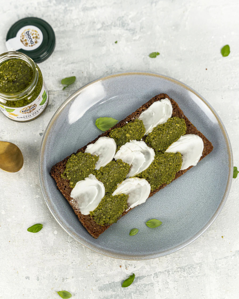 BIONA ORGANIC Green Pesto - Pack of 6 (120g each)