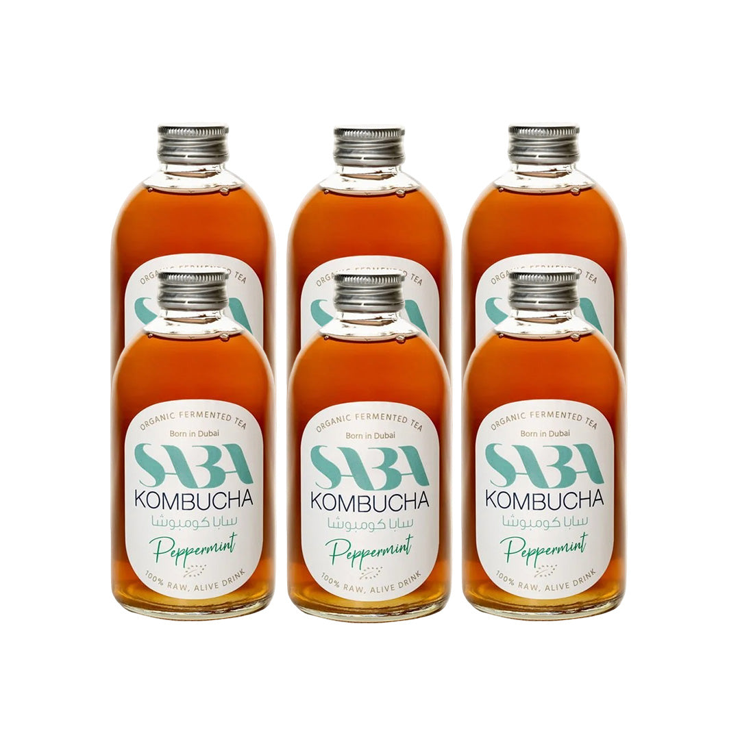 SABA Kombucha Peppermint, 270ml - Pack of 6