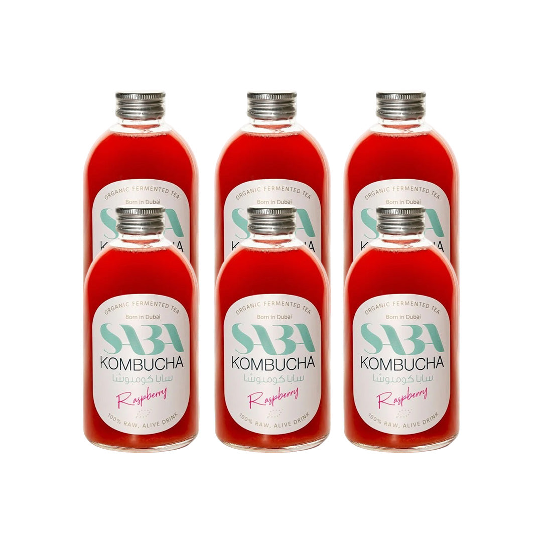 SABA Kombucha Raspberry, 270ml - Pack of 6