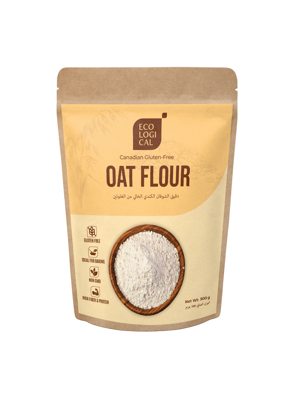 ECOLOGICAL Canadian Gluten-Free Oat Flour, 500g