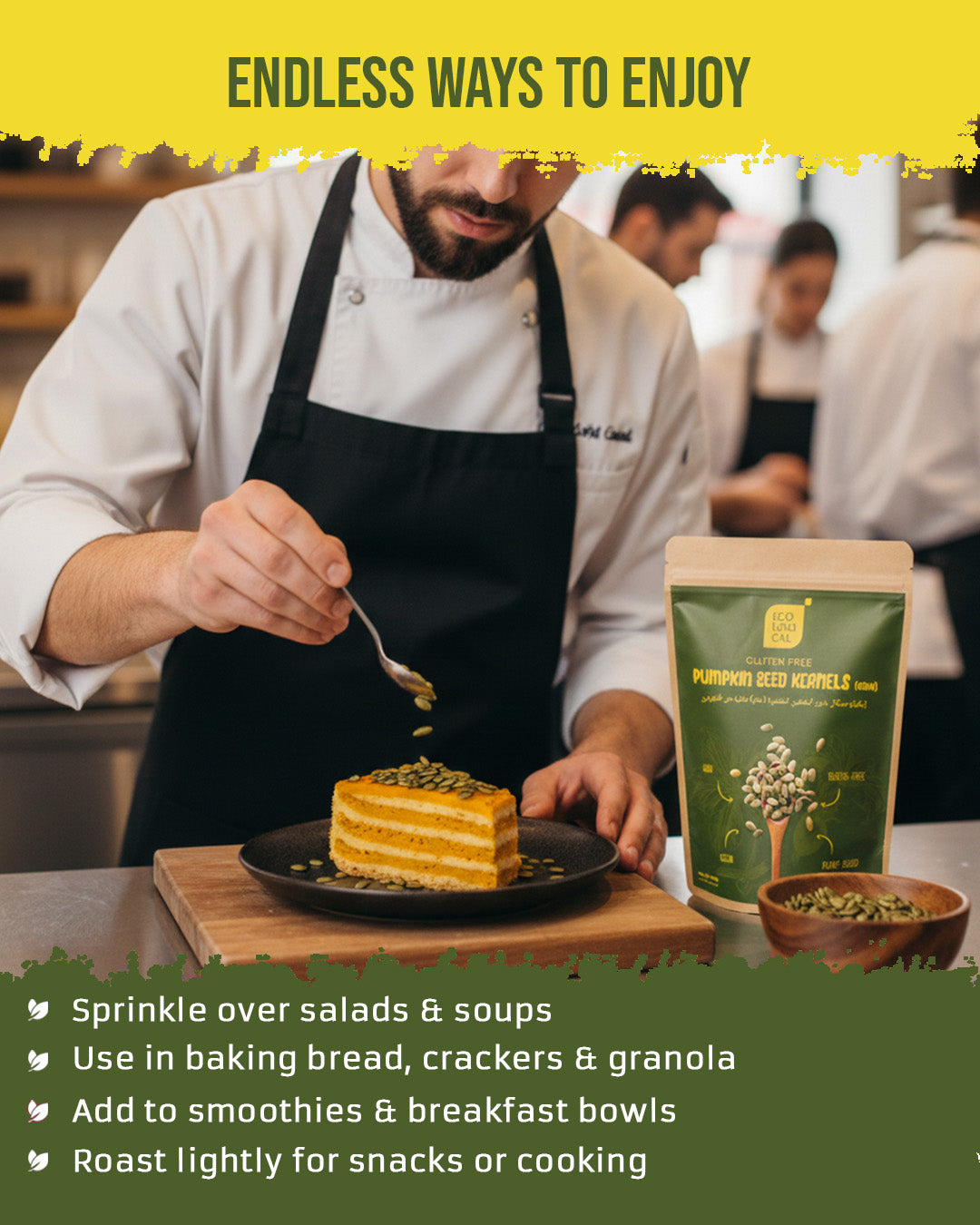 Ecological Pumpkin Seed Kernels (Raw) 500g