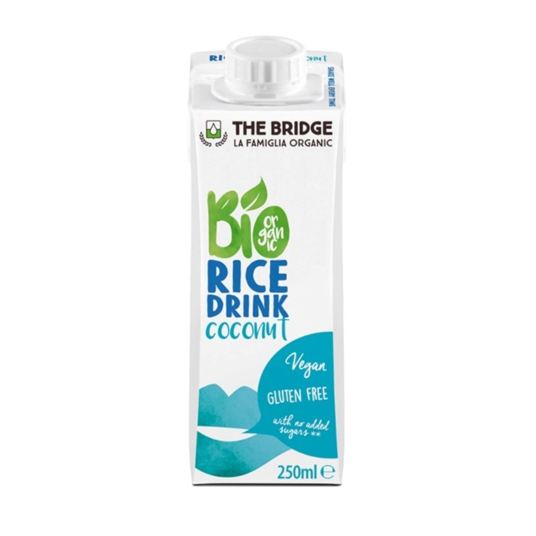 THE BRIDGE Rice Coconut Milk, 250ml - Organic, Vegan, Gluten Free