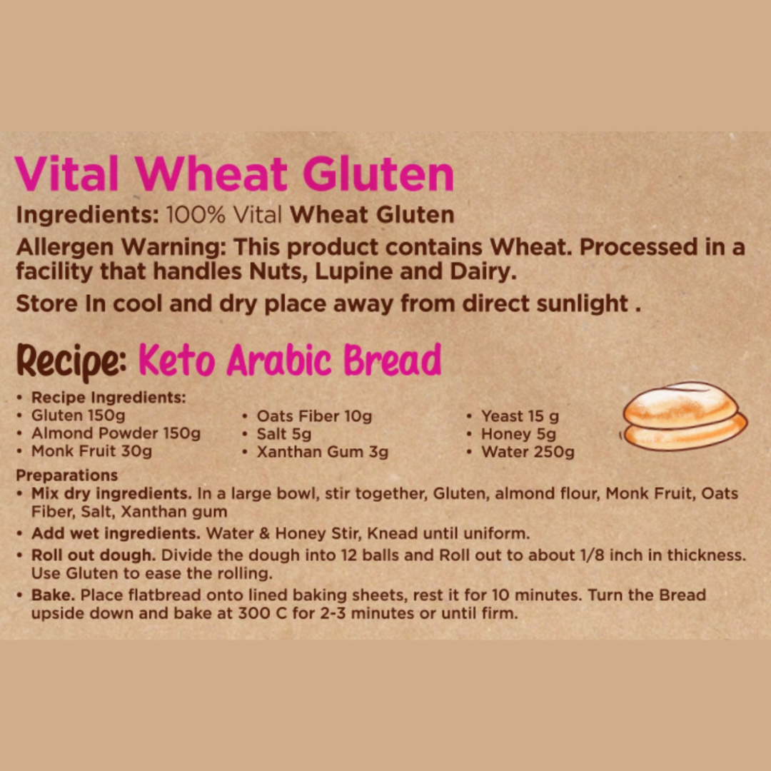 MUNCHBOX Vital Wheat Gluten Keto Baking Essentials, 400g