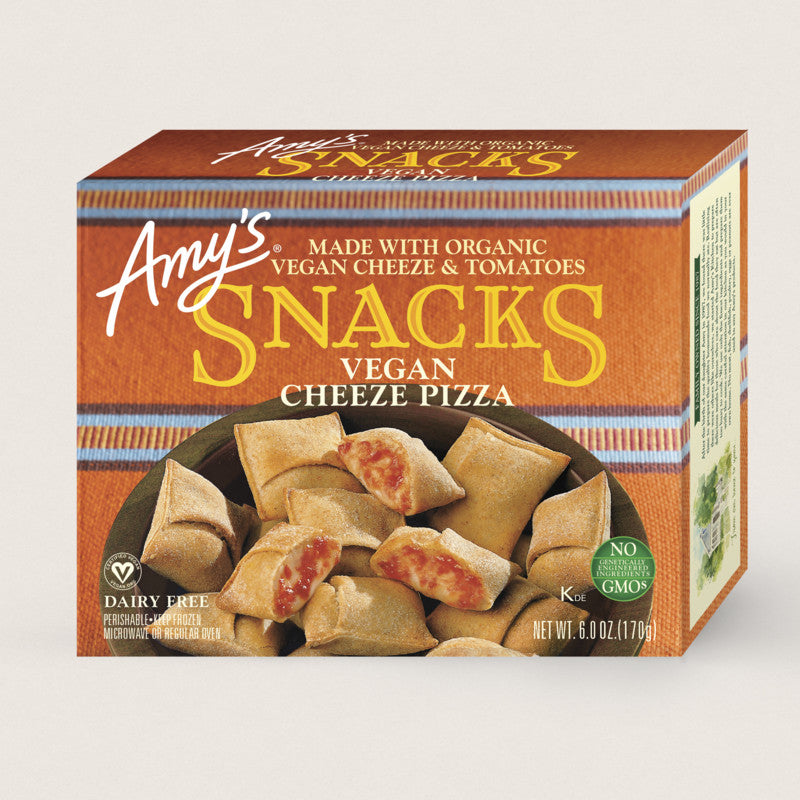 AMY'S Vegan Cheese Pizza Snacks, 170g