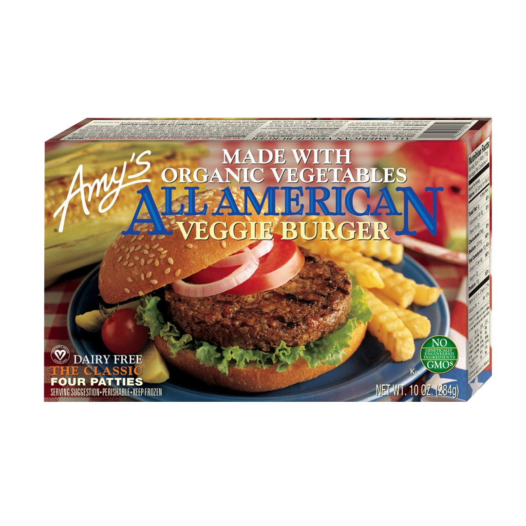 AMY'S Organic All American Veggie Burger, 283g