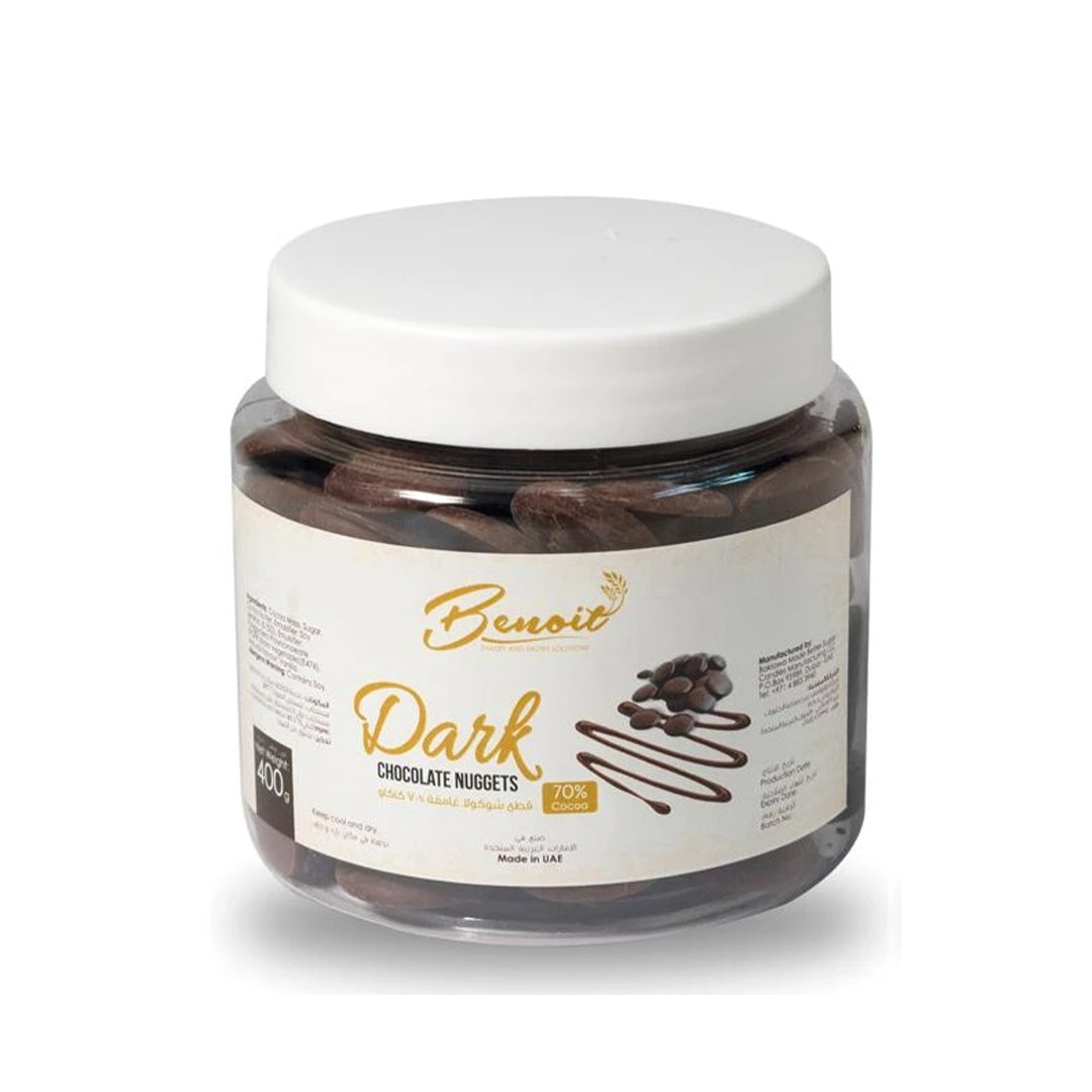 BENOIT Dark Chocolate Nuggets 70%, 400g