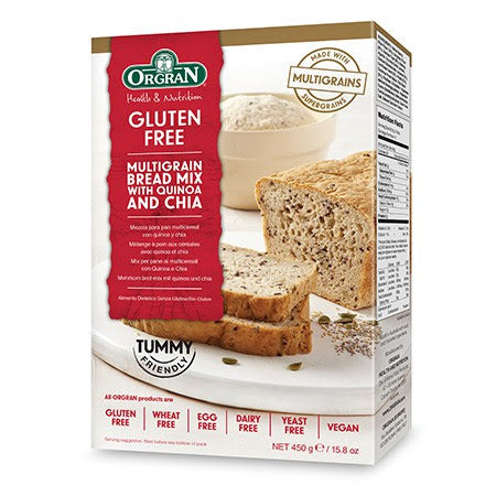 ORGRAN Multigrain Bread Mix With Quinoa And Chia, 450g