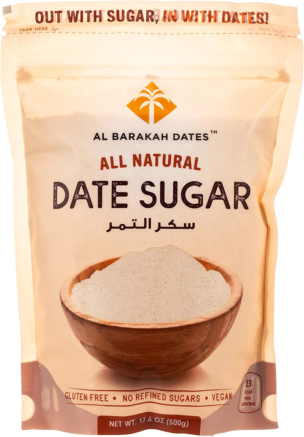 AL BARAKAH ALL NATURAL DATE SUGAR-500G