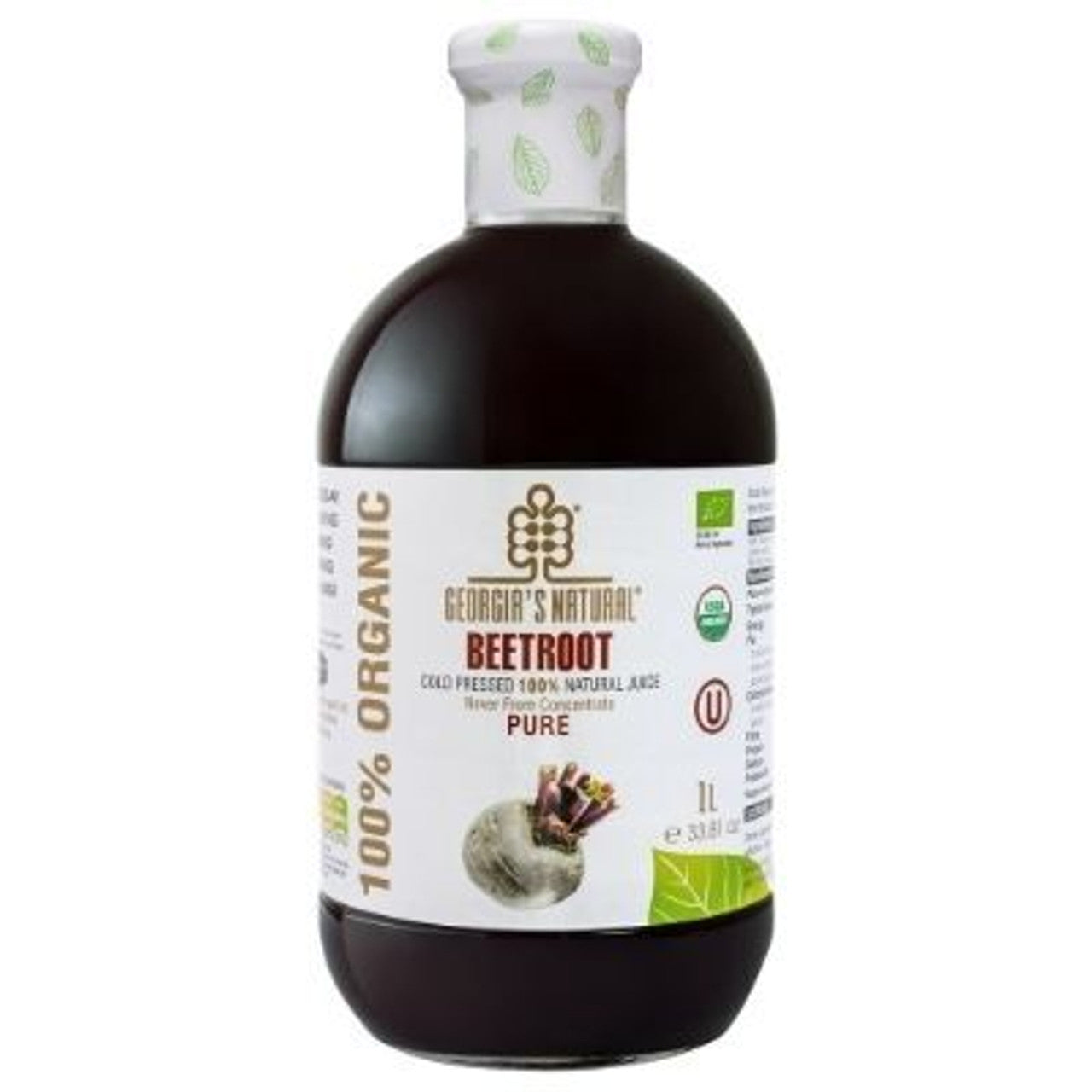 GEORGIA'S NATURAL Organic Beetroot Juice, 1L