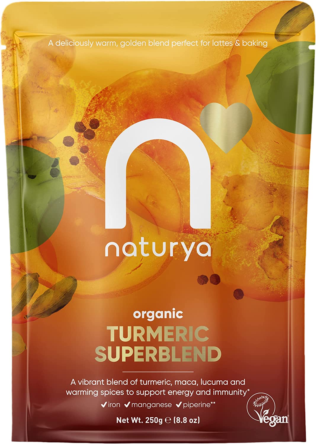 NATURYA Organic Turmeric Superblend, 250g
