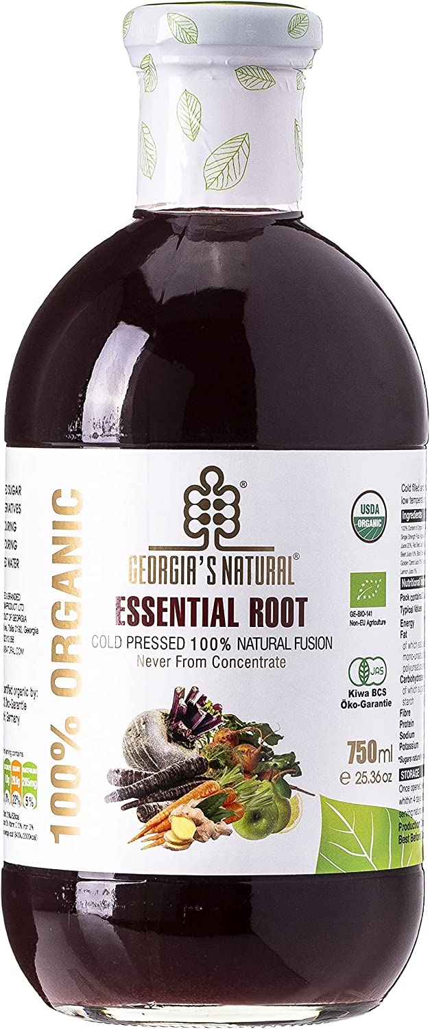 GEORGIA'S NATURAL Organic Essential Roots Juice, 750ml