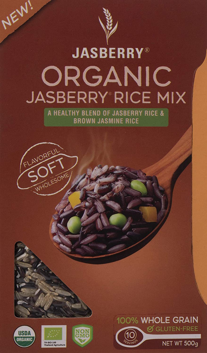 JASBERRY Organic Mixed Rice, 500g